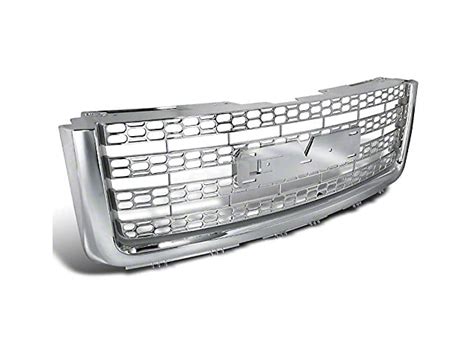 Sierra 1500 Grille; CNC Machined Main; Oval Punch; 